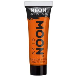 Moon Glow Neon UV Hårgelé Intensiv Oransje