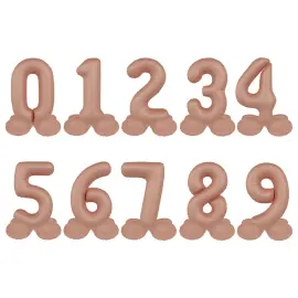 Liten Stående Tallballong Gammelrosa Matt