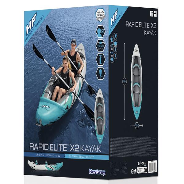 Oppblåsbar Kajakk Rapid Elite x2
