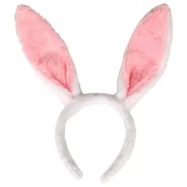 Kanindiadem Rosa/Hvit