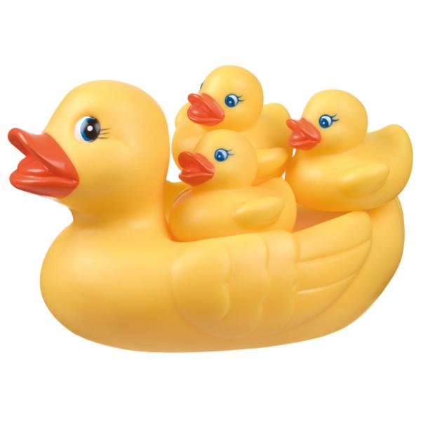 Badeand med Familie 4-pakning