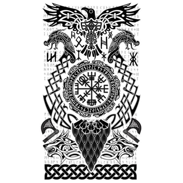 Semipermanent Tatovering Viking