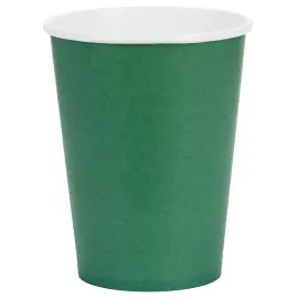 Pappkopper M&oslash;rkegr&oslash;nn 25 cl 6-pakning