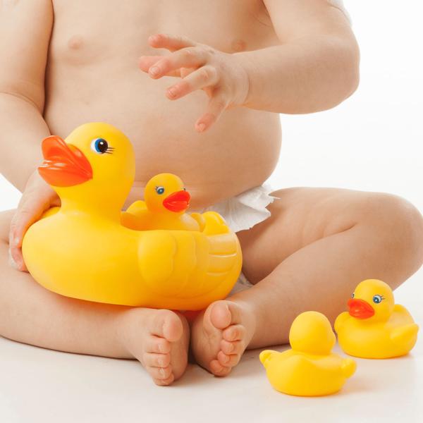 Badeand med Familie 4-pakning