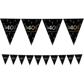 Vimpelgirlander Svart 40 år