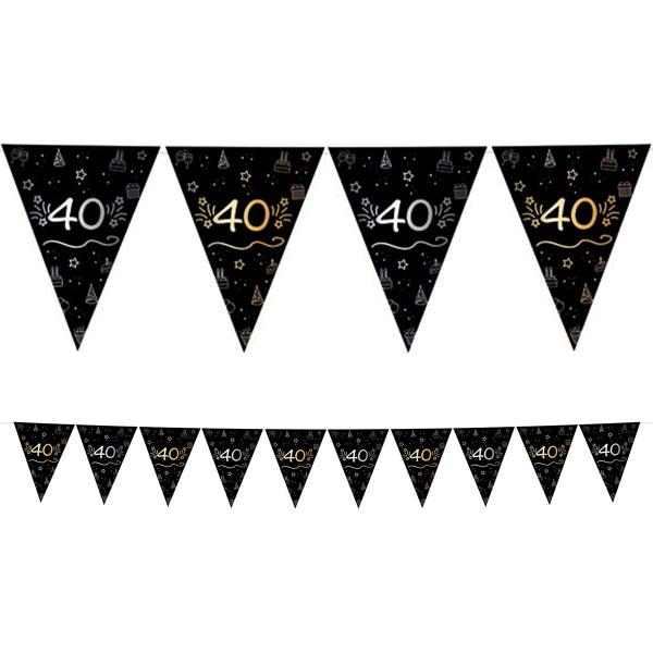 Vimpelgirlander Svart 40 år
