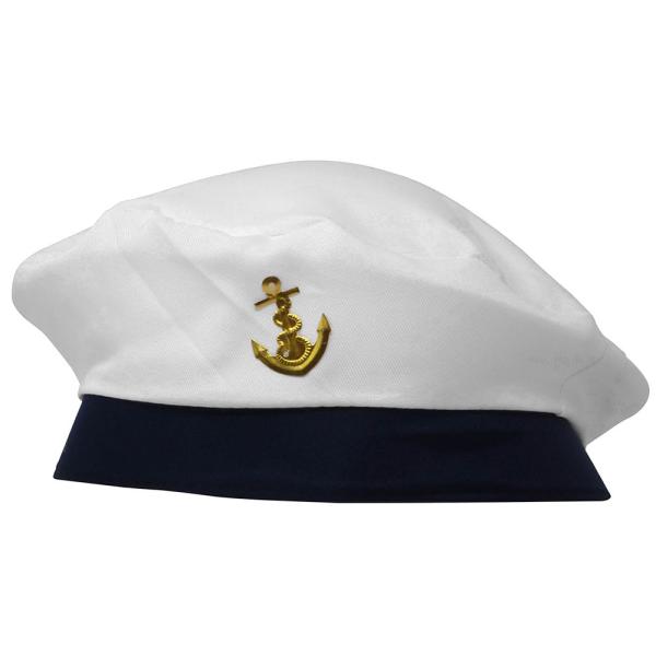 Sjømannshatt Hvit/Blå