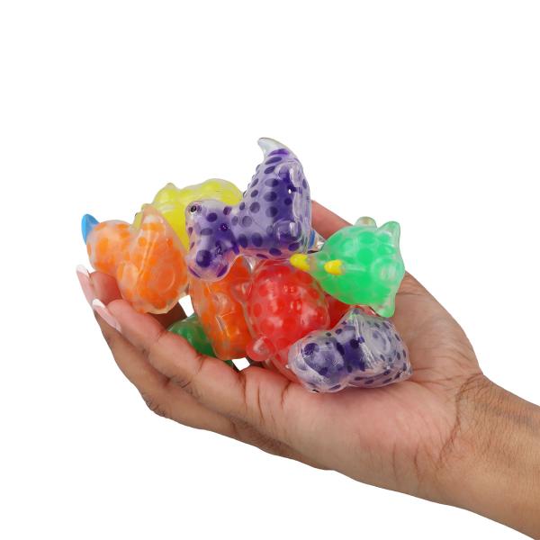 Squishy Dinosaurleke med Perler 5 cm