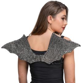 Flaggermusvinger med Strass