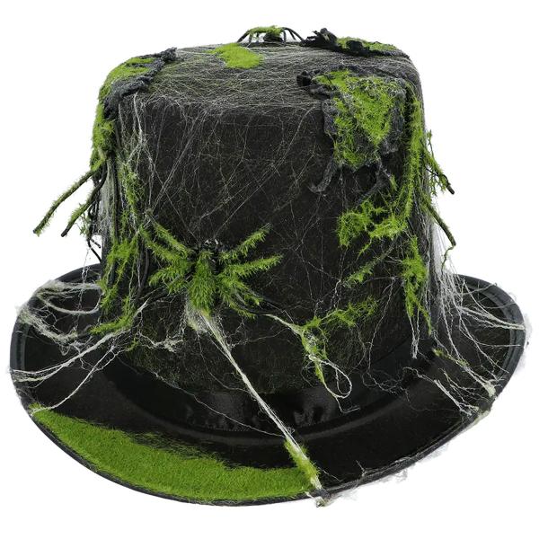 Høy Hatt med Edderkopper, Nett & Mose