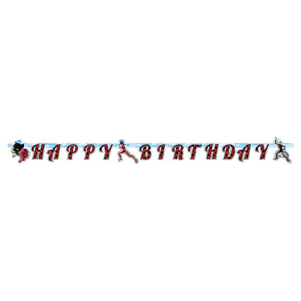 Girlander Miraculous Ladybug Happy Birthday