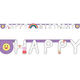 Peppa Gris Girlander Happy Birthday