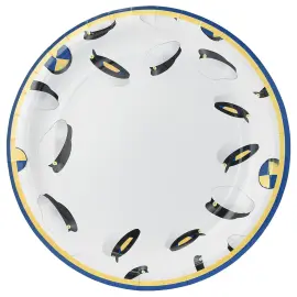 Papptallerkener Studentluer 8-pakning