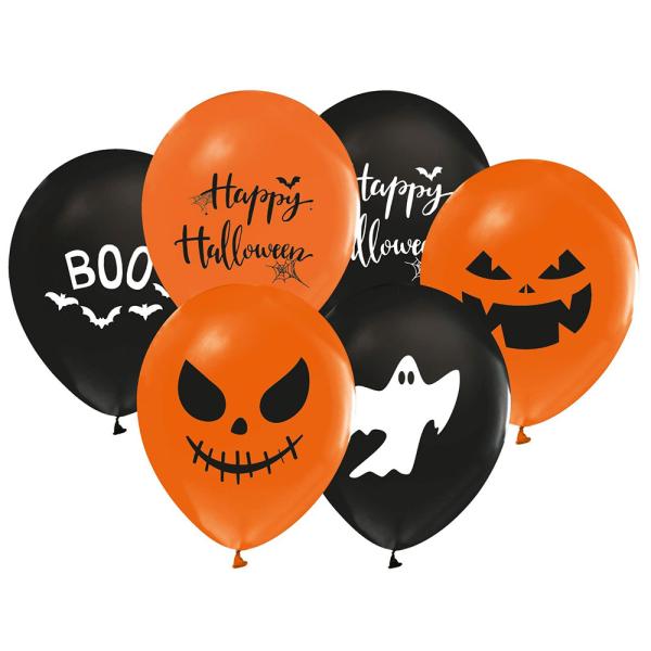 Classic Halloween Ballonger 8-pakning