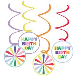 Hengende Swirls Stripetastic 6-pakning