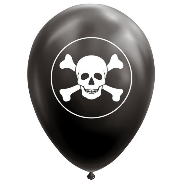 Dødningehode Ballonger 8-pakning