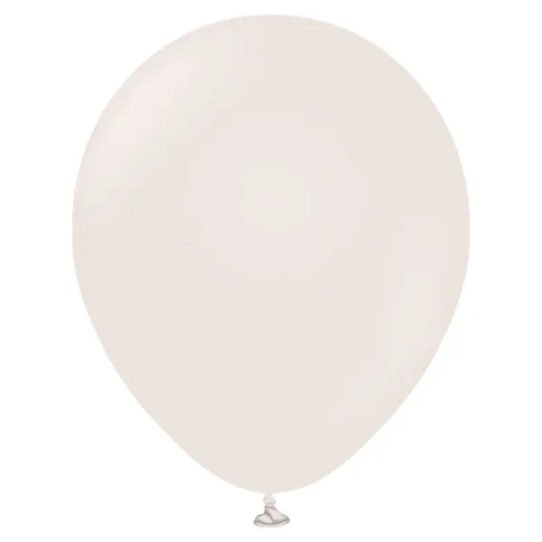 Beige Store Standard Latexballonger White Sand