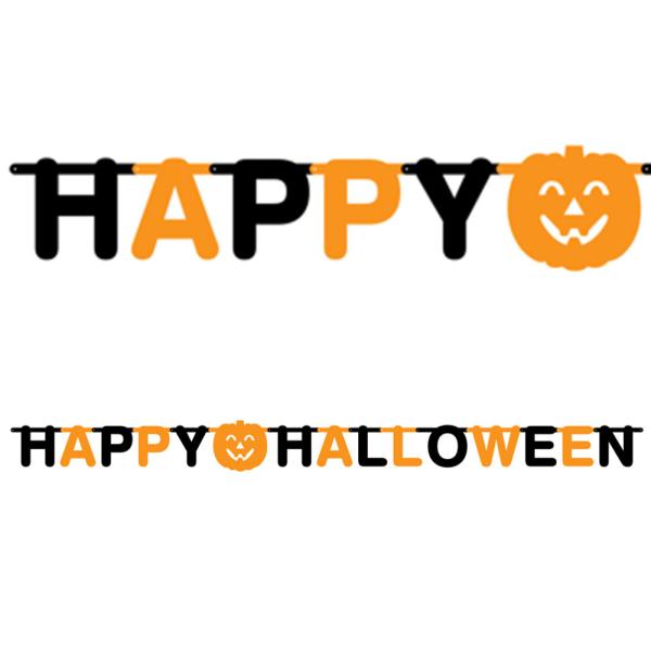Happy Halloween Pappgirlander