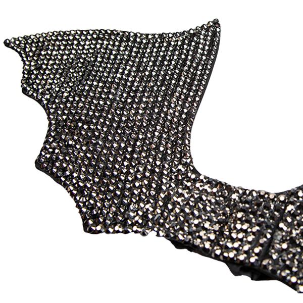 Flaggermusvinger med Strass