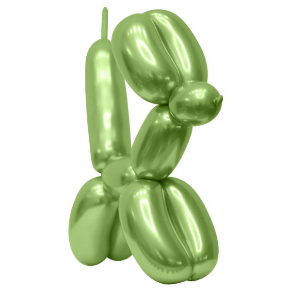 Figurballonger Mirror Lysegrønne