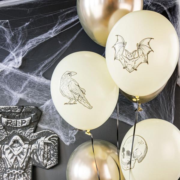 Halloween Latexballonger Mix 6-pakning