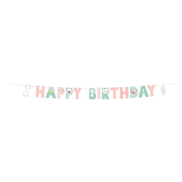 Hello Pets Girlander Happy Birthday
