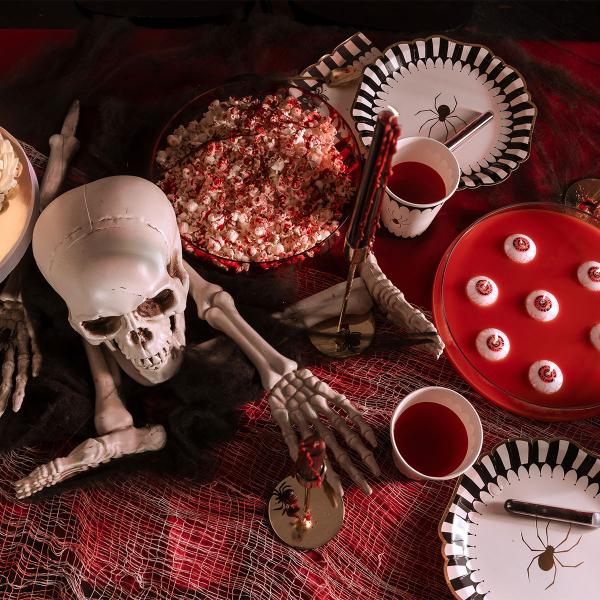 Papptallerkener Gyldne Edderkopper 6-pakning