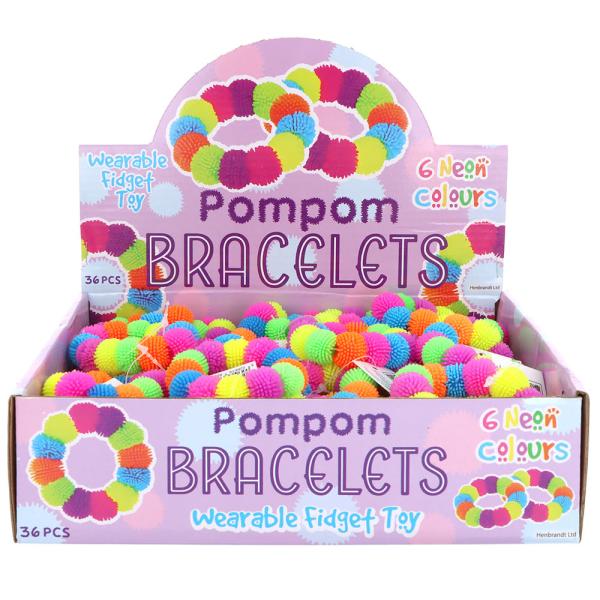 Pom Pom Squishy Armbånd