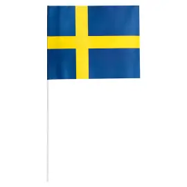 Svenske Flagg på Pinne