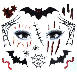 Halloween Midlertidige Tatoveringer D