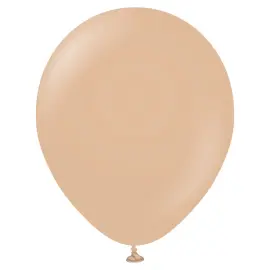 Brune Latexballonger Desert Sand 25-pakning