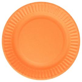 Papptallerkener Oransje