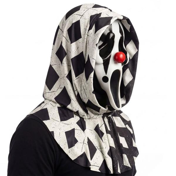 Heldekkende Klovnemaske Ghostface