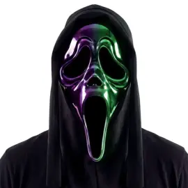 Heldekkende Maske Ghostface Iriserende