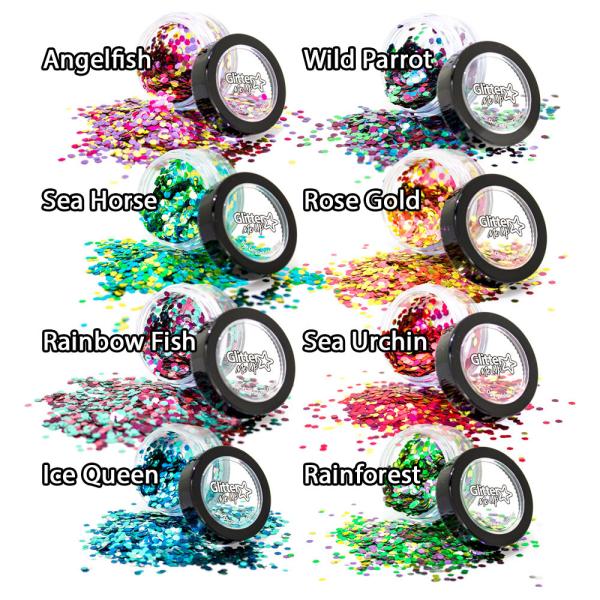 PaintGlow Chunky Glitter Blends Pot Bionedbrytbar