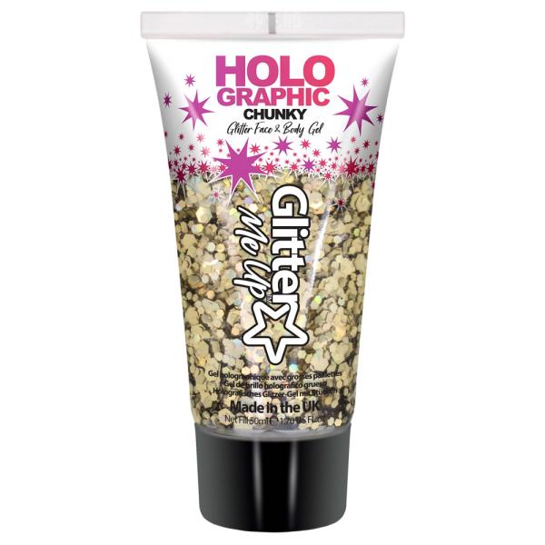 PaintGlow Chunky Glitter Gel Holografisk
