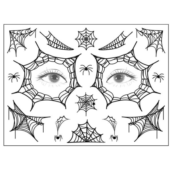 Halloween Midlertidige Tatoveringer P