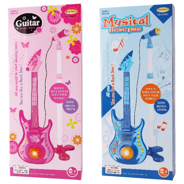 Elektronisk Lekegitar med Mikrofon