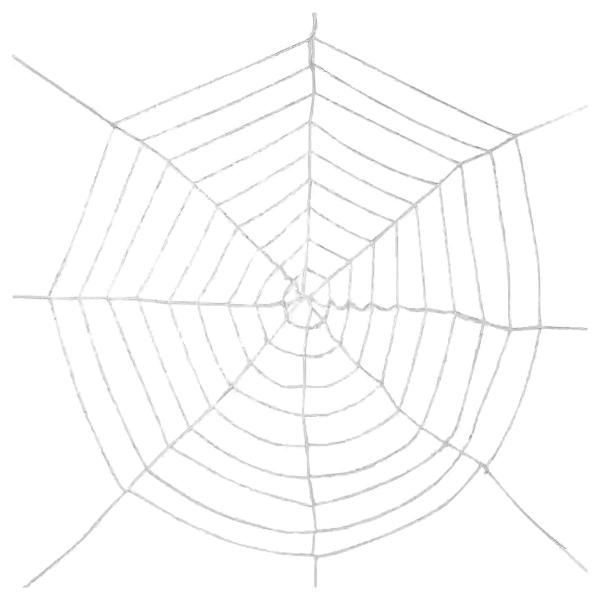 Spindelvev Hvit 275 cm