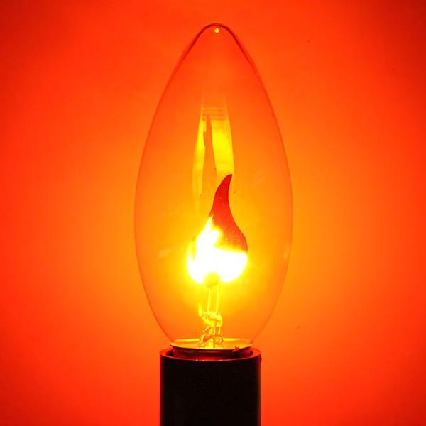 Lampe med Flamme