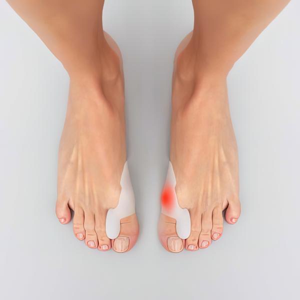 Tåbeskyttelse Silikon Hallux Valgus