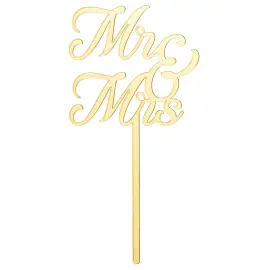 Mr & Mrs Cake Topper Gull