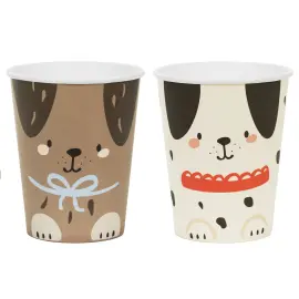 Pappkopper Hund 22 cl 6-pakning