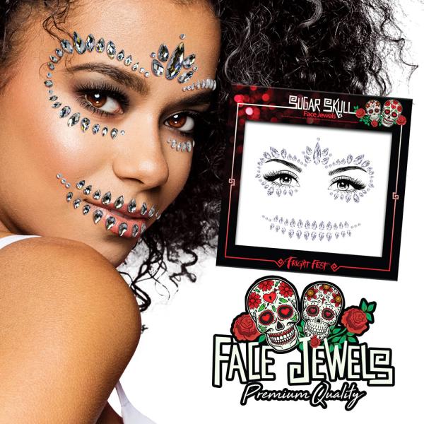 Sugar Skull Face Jewels