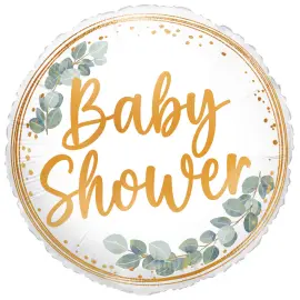 Baby Shower Rund Folieballong