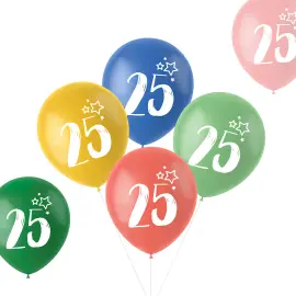 25-&aring;rs Latexballonger