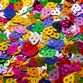 Flerfarget Konfetti 65 &aring;r