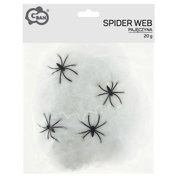 Spindelvev Hvit