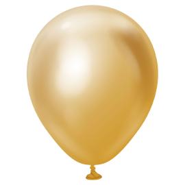 Gull Mini Chrome Ballonger 100-pakning