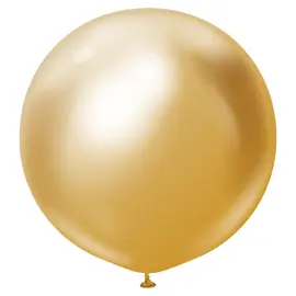 Gull Gigantiske Chrome Latexballonger 2-pakning